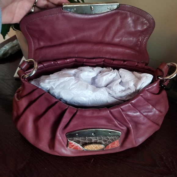 Prada croc leather baguette bag - Picture 3 of 14